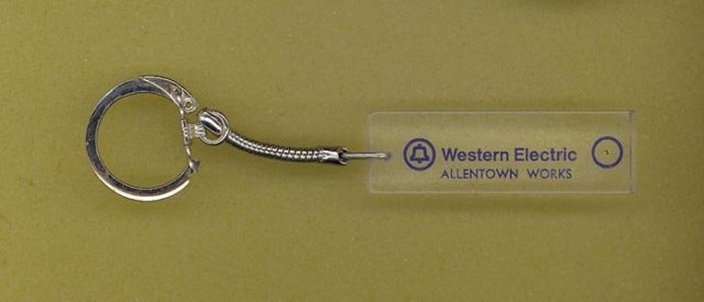 Western Electric Allentown Works keychain