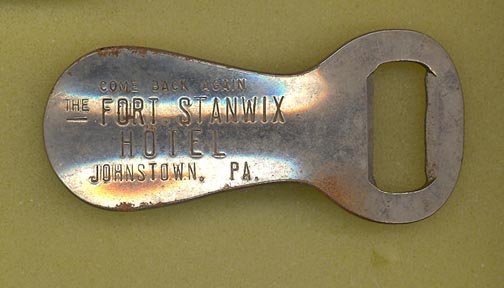 Fort Stanwix Hotel, Johnstown PA metal shoe horn