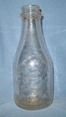 Forsgate Farms, Jamesburg NJ embossed quart milk bottle