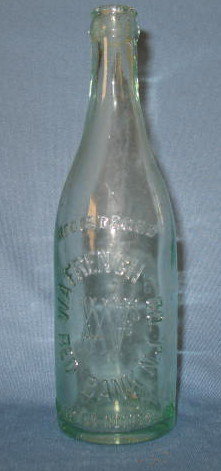 W. A. French & Co., Red Bank, NJ embossed beverage bottle