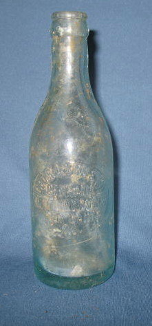 Geo. R. Lamb & Co., Red Bank, NJ embossed beverage bottle