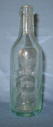 H. G. Degenring & Co., Red Bank, NJ embossed beverage bottle