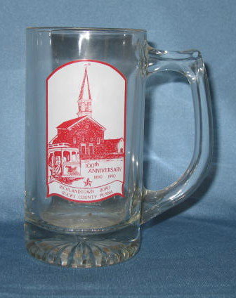Richlandtown (PA) 100th Anniversary glass mug