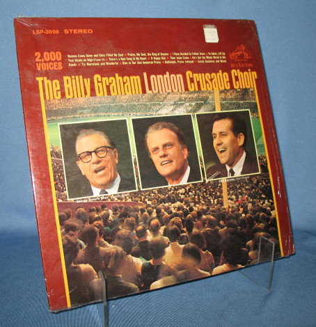 The Billy Graham London Crusade Choir 33 RPM LP record
