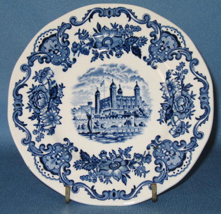 Enoch Wedgwood (Tunstall) Ltd. Royal Homes of Britain bread plate