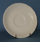 J & G Meakin Heirloom white ironstone saucer