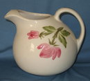 Continental Kilns Green Arbor pitcher with ice lip