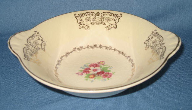 Paden City Pcp 71 handled cream soup bowl