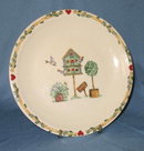 Thomson Pottery Birdhouse salad plate