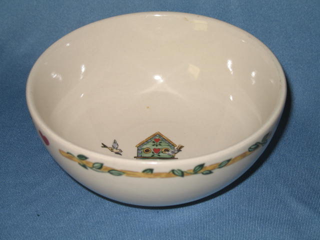 Thomson Pottery Birdhouse coupe soup bowl
