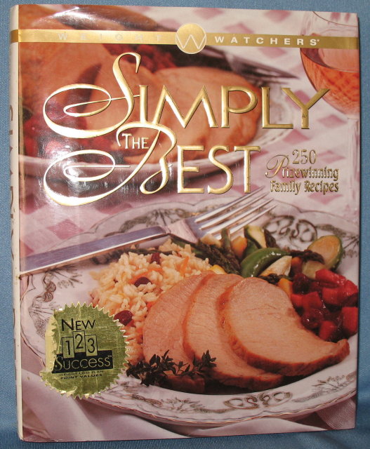 Weight Watchers Simply the Best recipe book