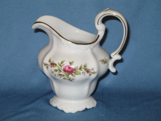 Johann Haviland, Bavaria Germany Moss Rose creamer
