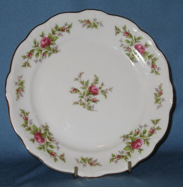 Johann Haviland, Bavaria Germany Moss Rose salad plate