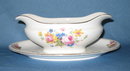 T K Thun Bohemia THU 166 gravy boat with attached underplate