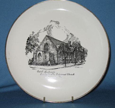 Saint Andrew's Evangelical and Reformed Church, Lancaster, PA souvenir plate