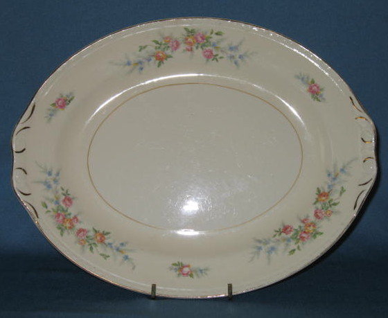 Homer Laughlin Georgian Eggshell Cashmere oval platter