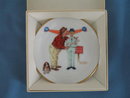 Norman Rockwell Four Seasons Miniature Plate #534: Final Speech