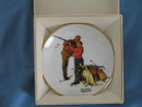 Norman Rockwell Four Seasons Miniature Plate #553: Careful Aim