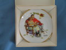 Norman Rockwell Four Seasons Miniature Plate #530: Fondly Do We Remember