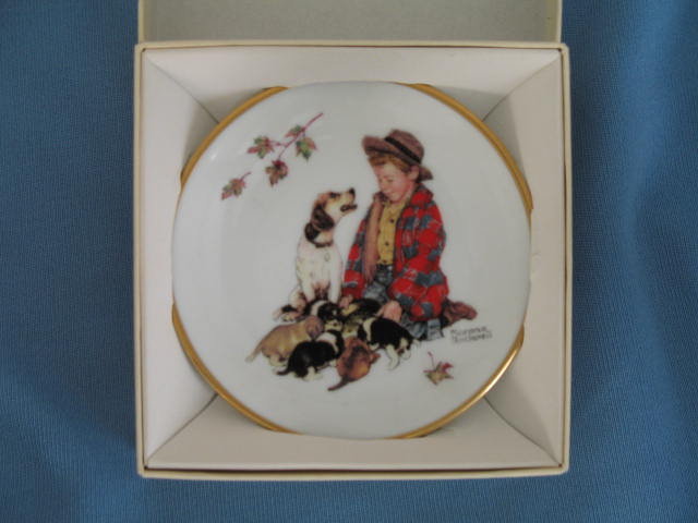 Norman Rockwell Four Seasons Miniature Plate #541: Proud of Parenthood