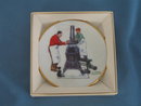 Norman Rockwell Four Seasons Miniature Plate #550: The Coal Season's Coming