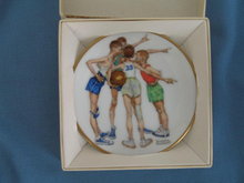 Norman Rockwell Four Seasons Miniature Plate #513: Oh Yeah