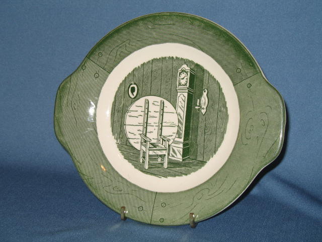 Royal (USA) Colonial Homestead green gravy underplate