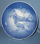 B & G 1975 Christmas at the old Water-mill plate