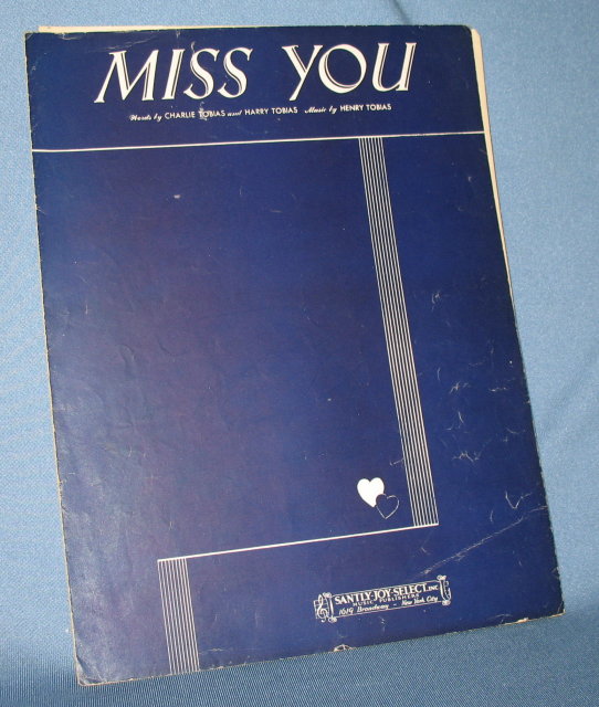 Miss You sheet music