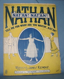 Nat'an, For What are You Waitin', Nat'an sheet music
