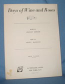 Days of Wine and Roses sheet music
