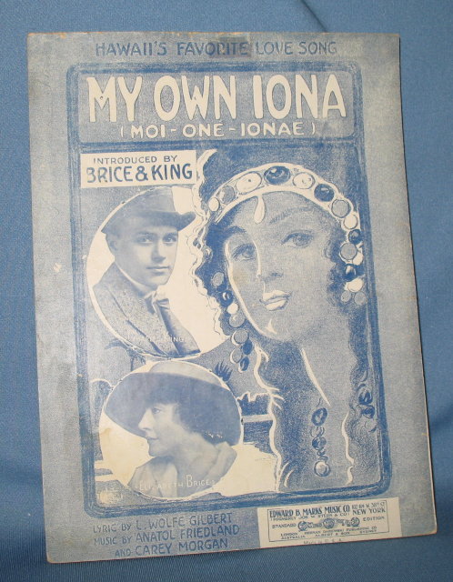 My Own Iona (Moi-One-Ionae) sheet music