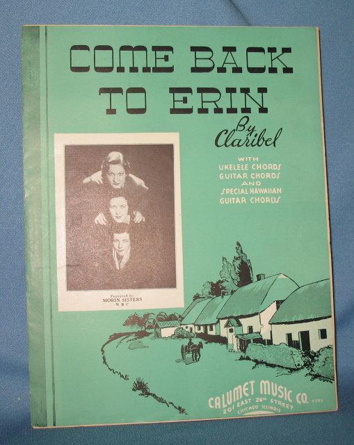 Come Back to Erin by Claribel sheet music
