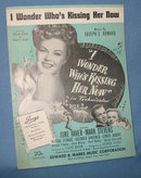 I Wonder Who's Kissing Her Now sheet music
