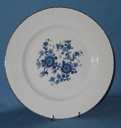 Enoch Wedgwood Royal Blue Ironstone dinner plate