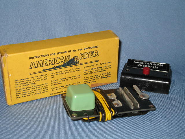 American Flyer No. 707 uncoupler in original box