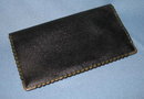 Lord Francis Genuine Morocco leather billfold with brass edges