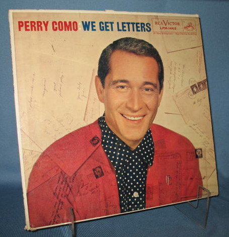Perry Como : We Get Letters 33 RPM LP record