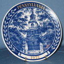 Chateau Inc. 1972 Pennsylvania collector's plate