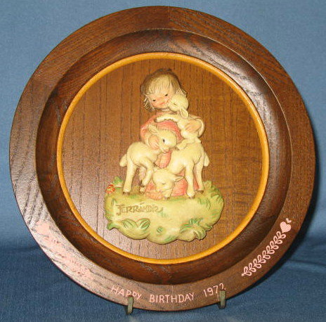 ANRI 1972 Happy Birthday collector's plate