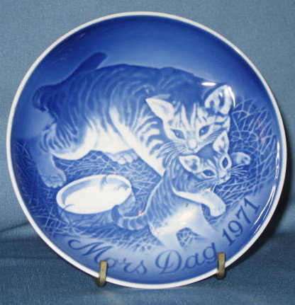B & G Mother's Day 1971 collector's plate