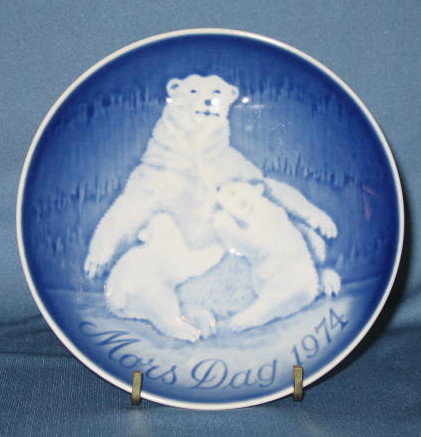 B & G Mother's Day 1974 collector's plate