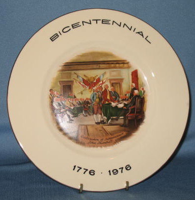 Exquisite Home Products Bicentennial Declaration of Independence collector's plate