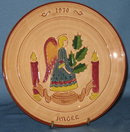 Pennsbury Pottery 1970 Yuletide Plate Stumar first edition collector's plate