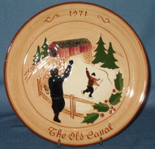 Glen View Pottery 1971 Stumar Yuletide Plate collector's plate