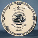 1972 100th Anniversary Quakertown Lodge No. 512 F. & A.M., Quakertown PA collector's plate