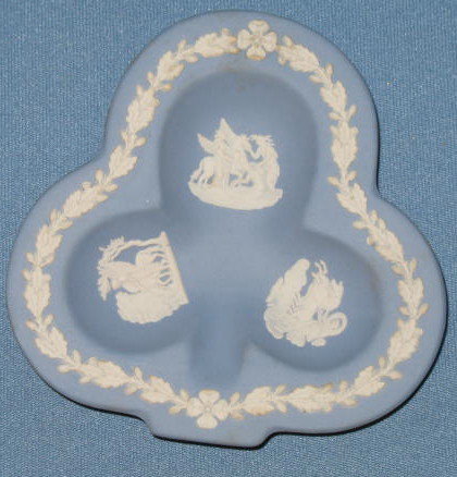 Wedgwood blue jasper Greek mythology ashtray