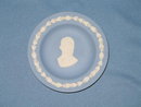 Wedgwood blue jasper Dwight Eisenhower cup plate