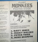 Giant Monkees Poster Book featuring 4 gigantic posters