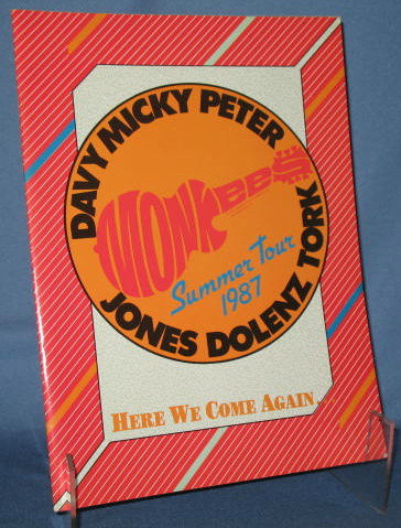 Monkees Summer Tour 1987 souvenir booklet